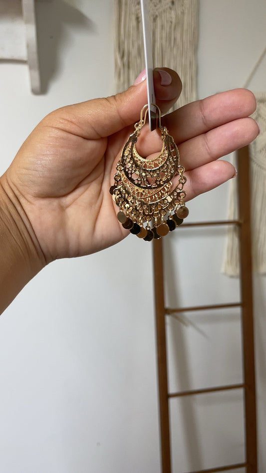 Boho Gypsy earrings  - Handcrafted Sustainable Jewelry